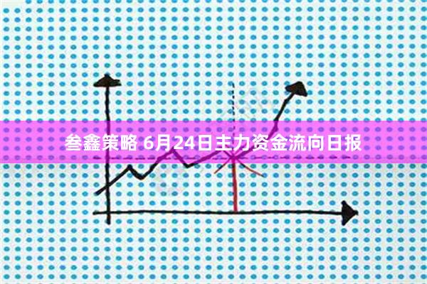 叁鑫策略 6月24日主力资金流向日报
